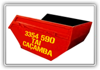 Caçamba -Capacidade para  5 m3 de residuos solidos
